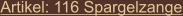 Artikel: 116 Spargelzange