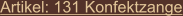 Artikel: 131 Konfektzange